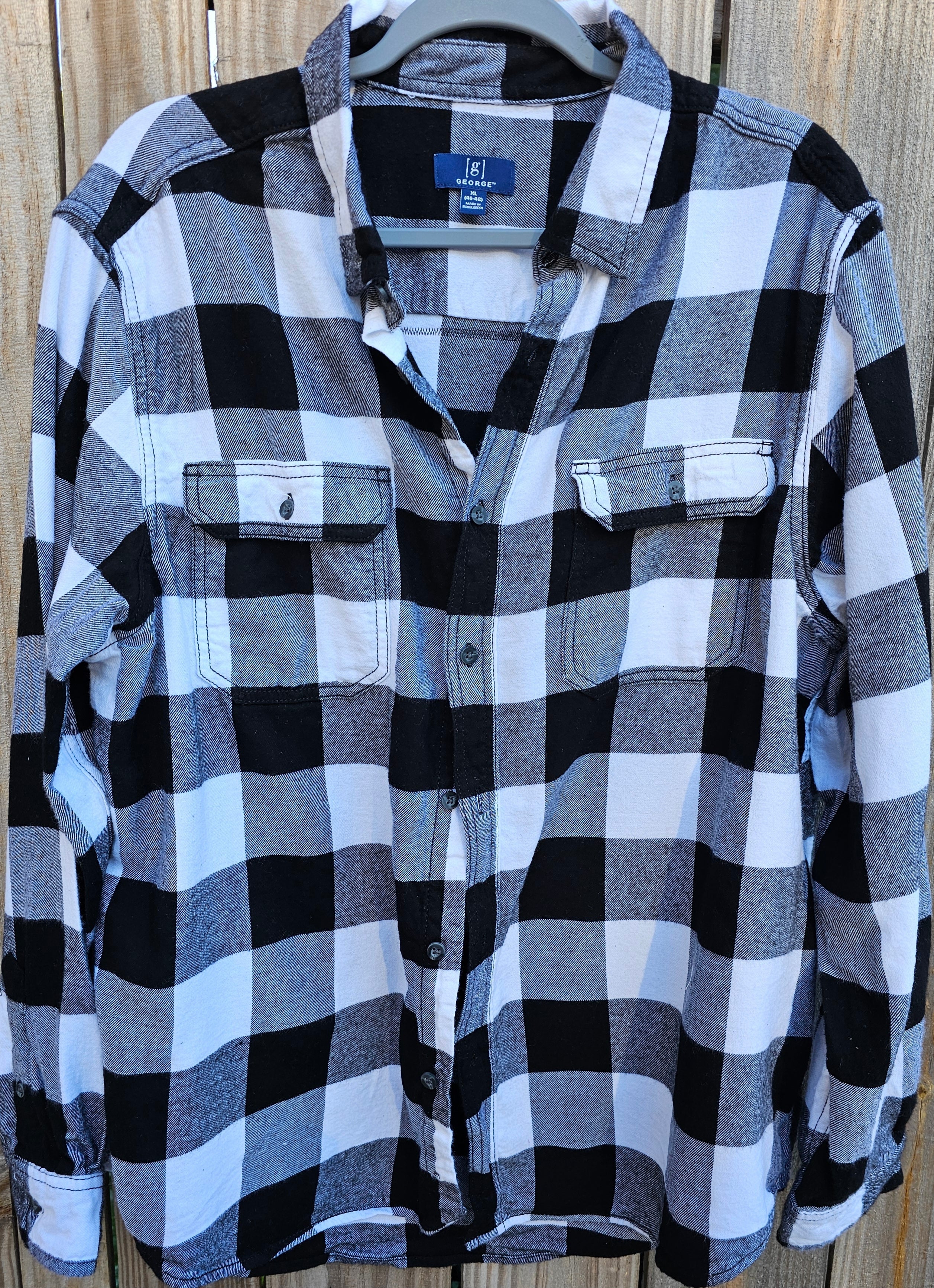Refashioned Red Truck Buffalo Plaid XLarge