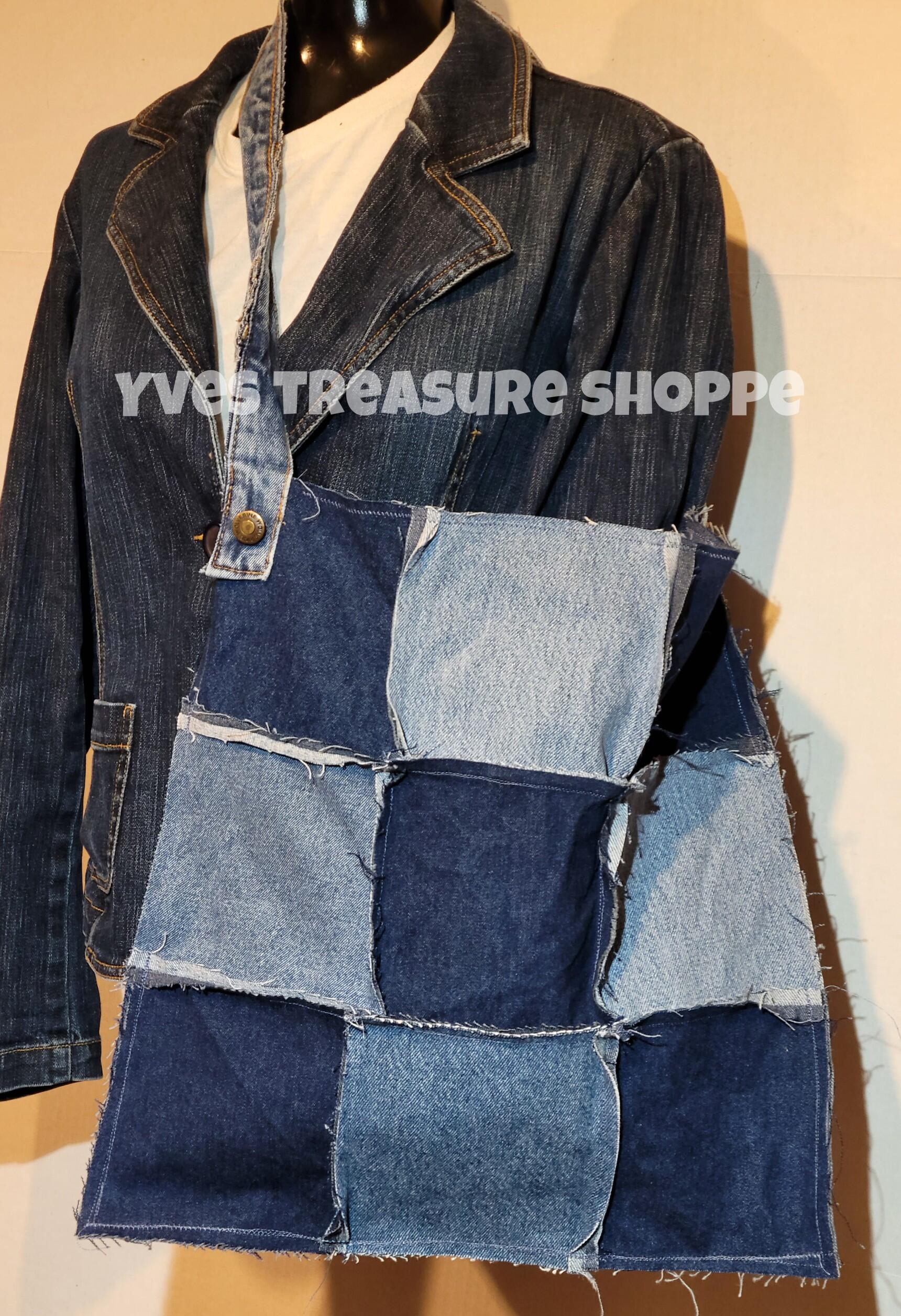 Denim Patchwork Tote