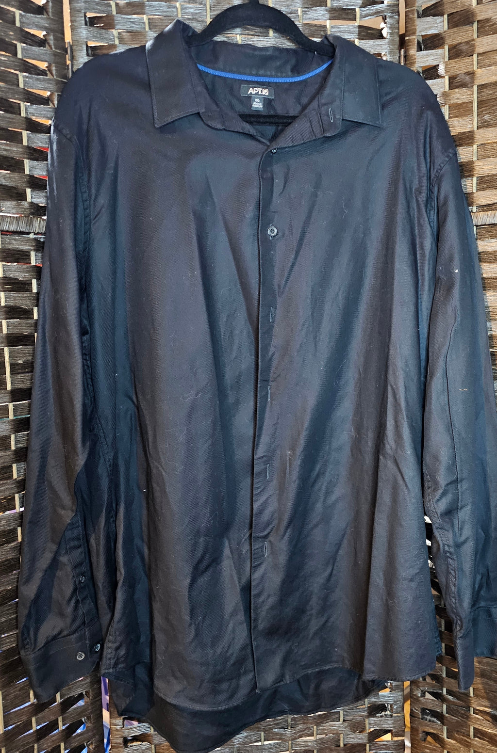 Upcycled XL Black APT 9 Shirt XL Singer Print