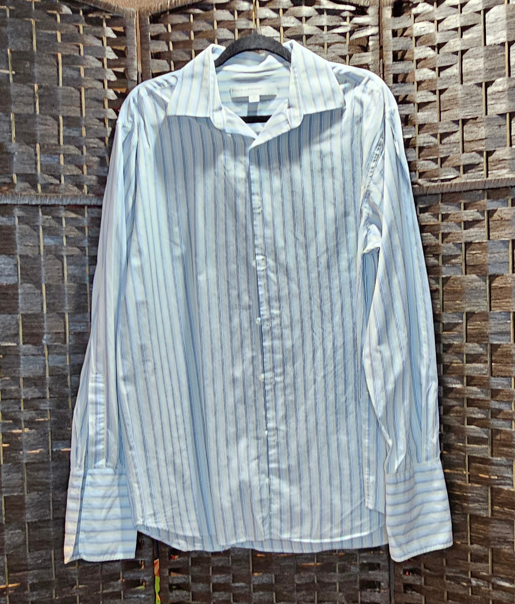 Upcycled Space Movie Striped Shirt Large (16)