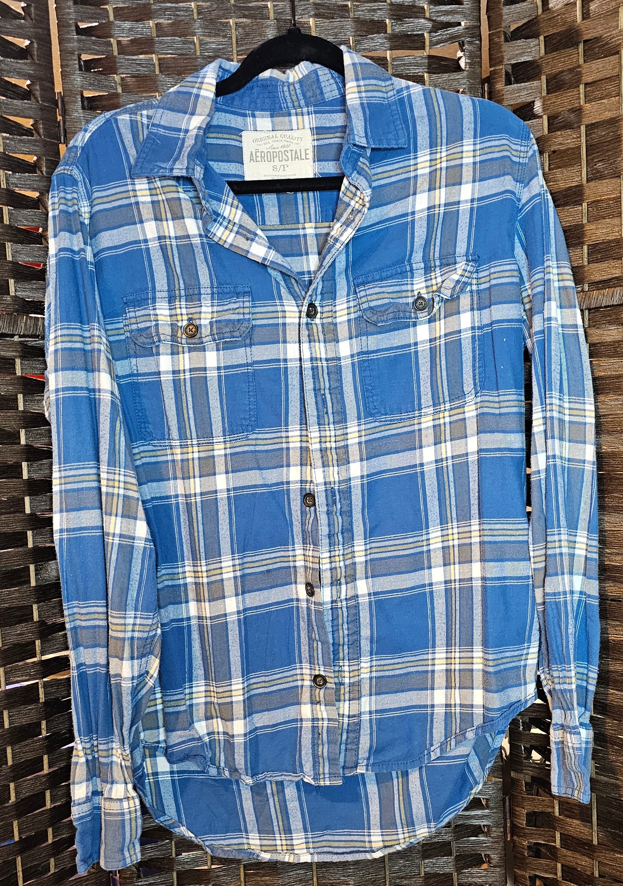 Upcycled Aeropostale Small Singer Print Shirt