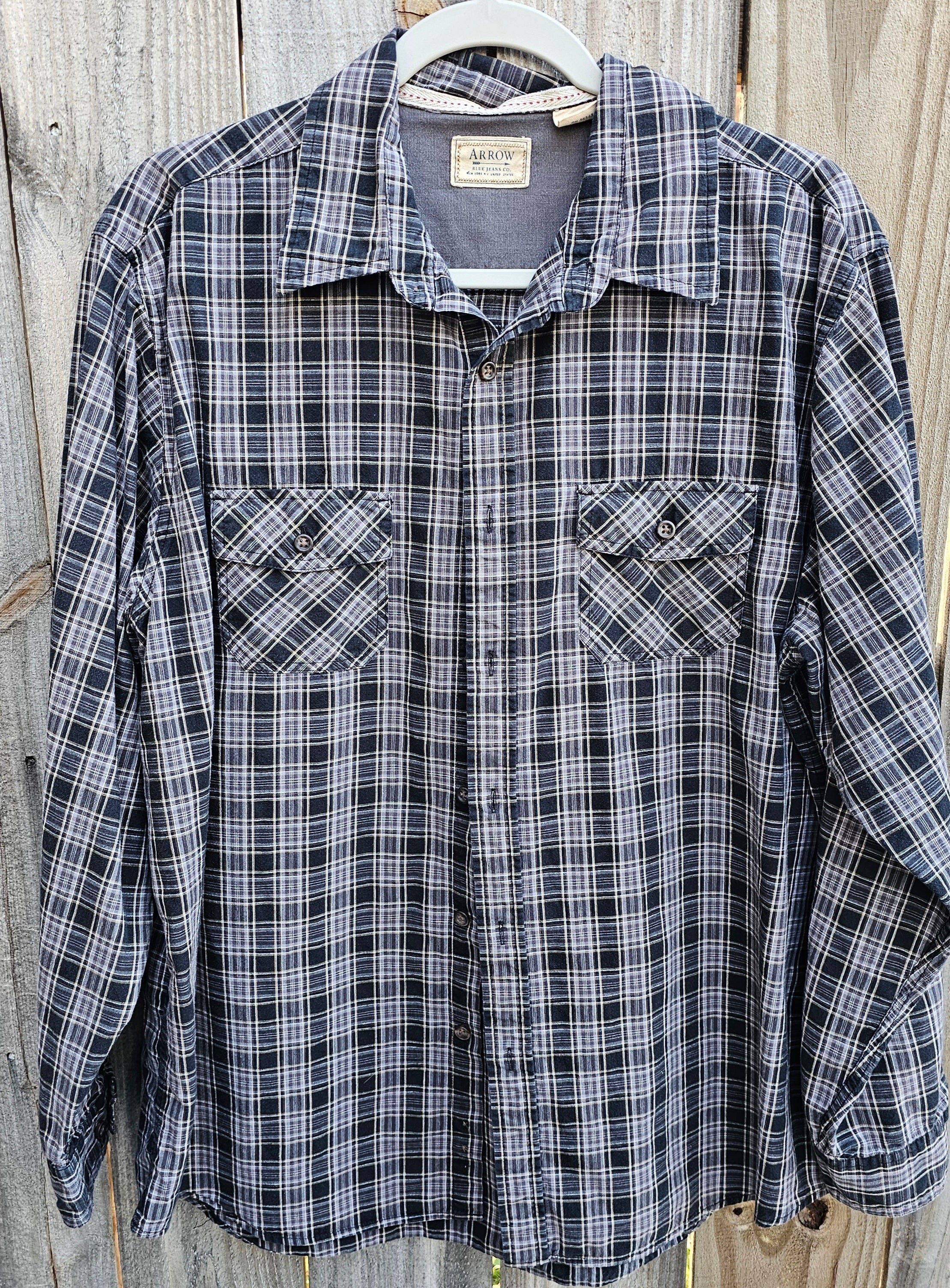 Upcycled Super Heroes Large Shirt