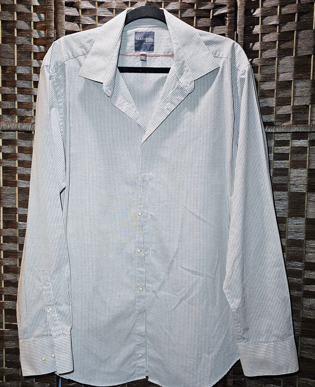 Horror Checked Upcycled Shirt XL