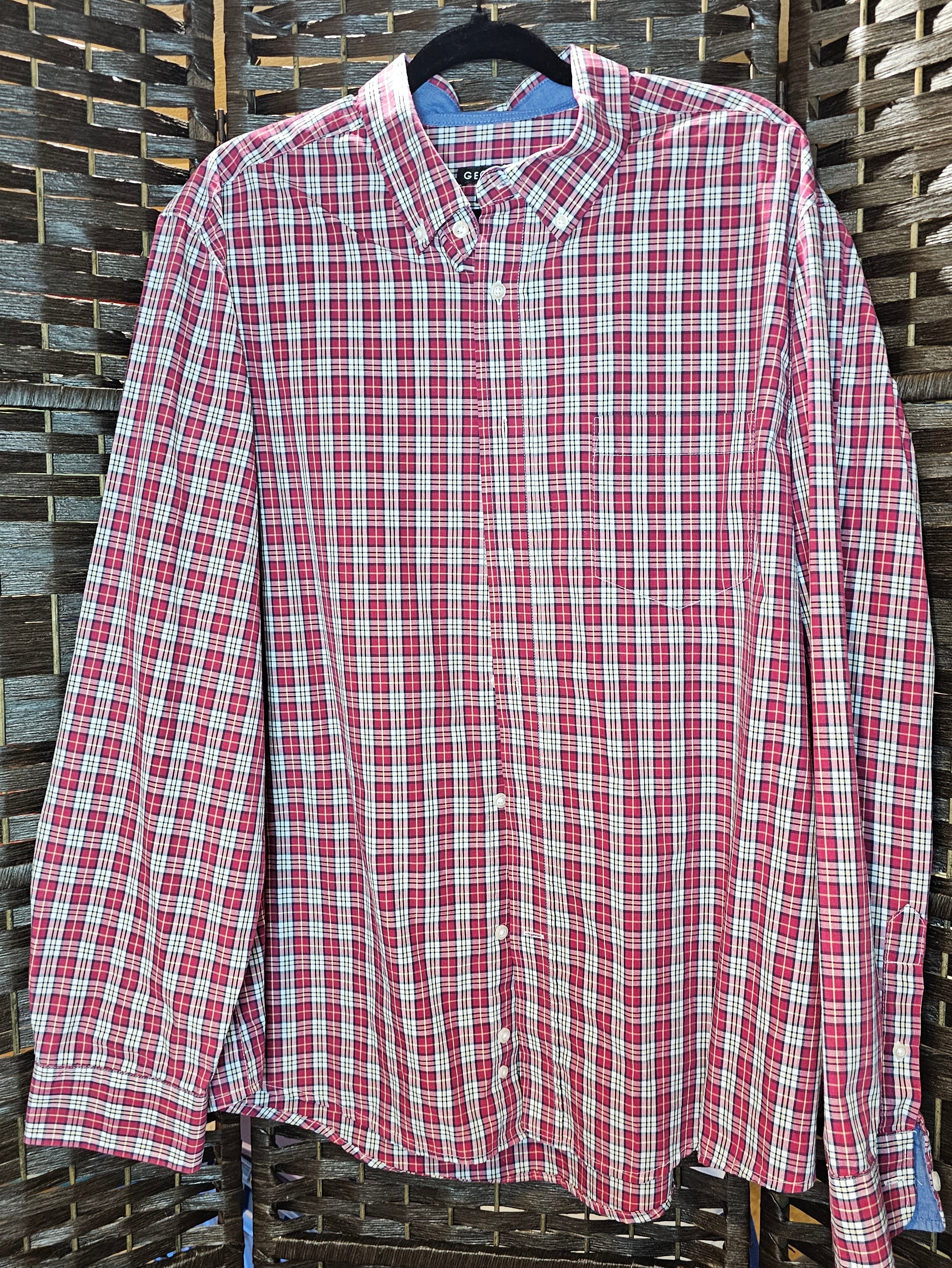 Proverbs 31:25 XLarge Plaid Top