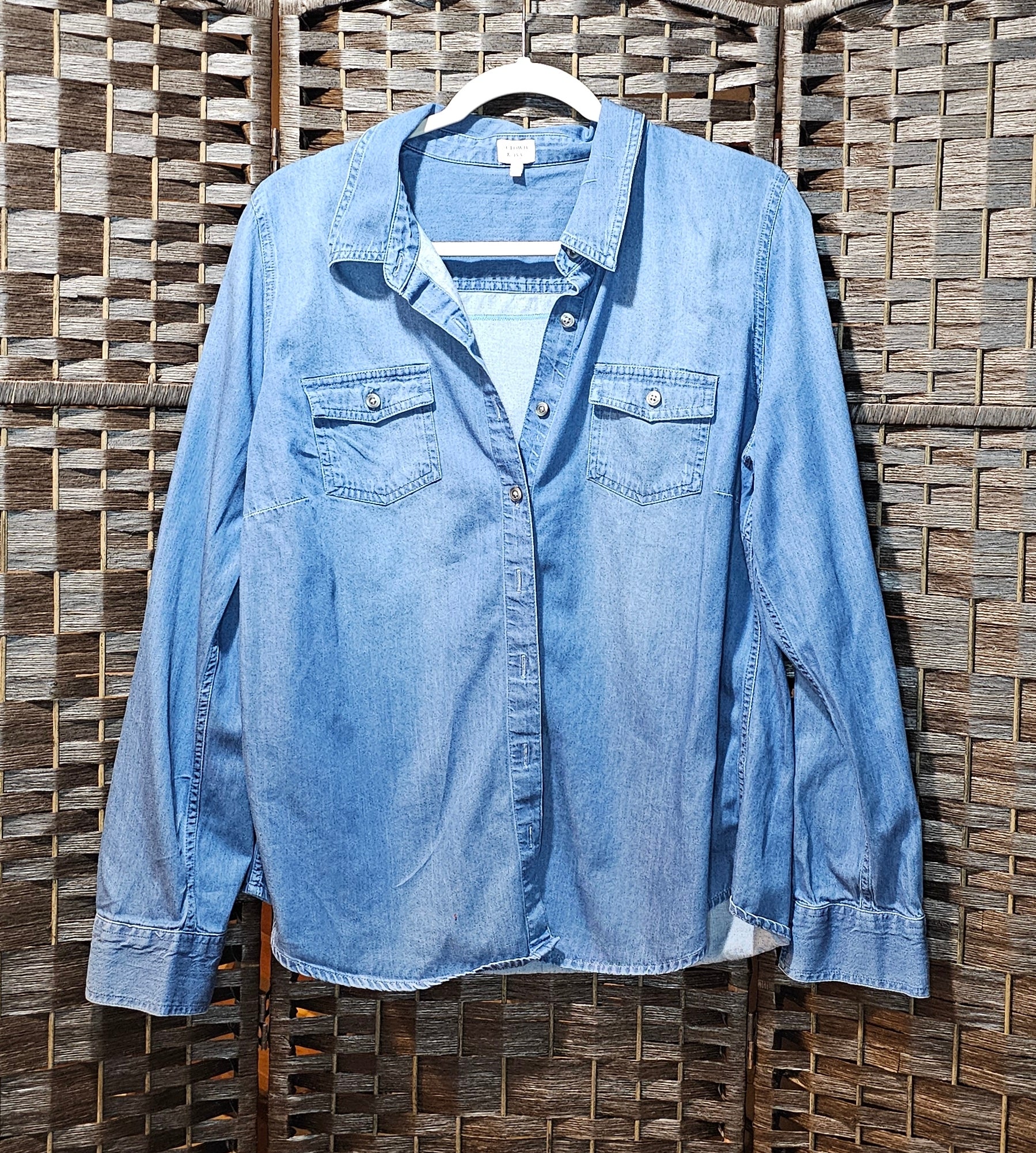Thrifted XL Denim Gamer Shirt