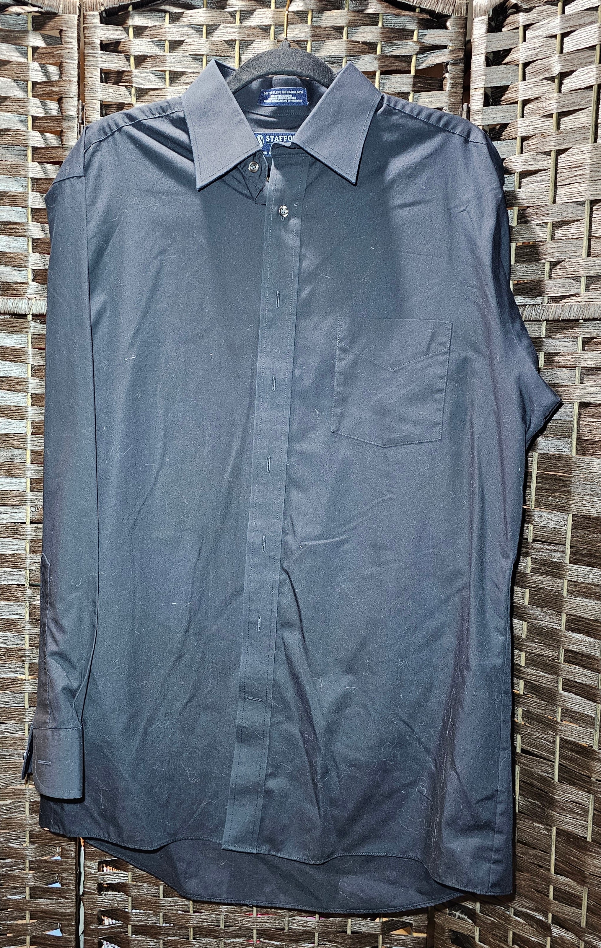 Anime Print Refashioned Shirt 16.5 (XL)