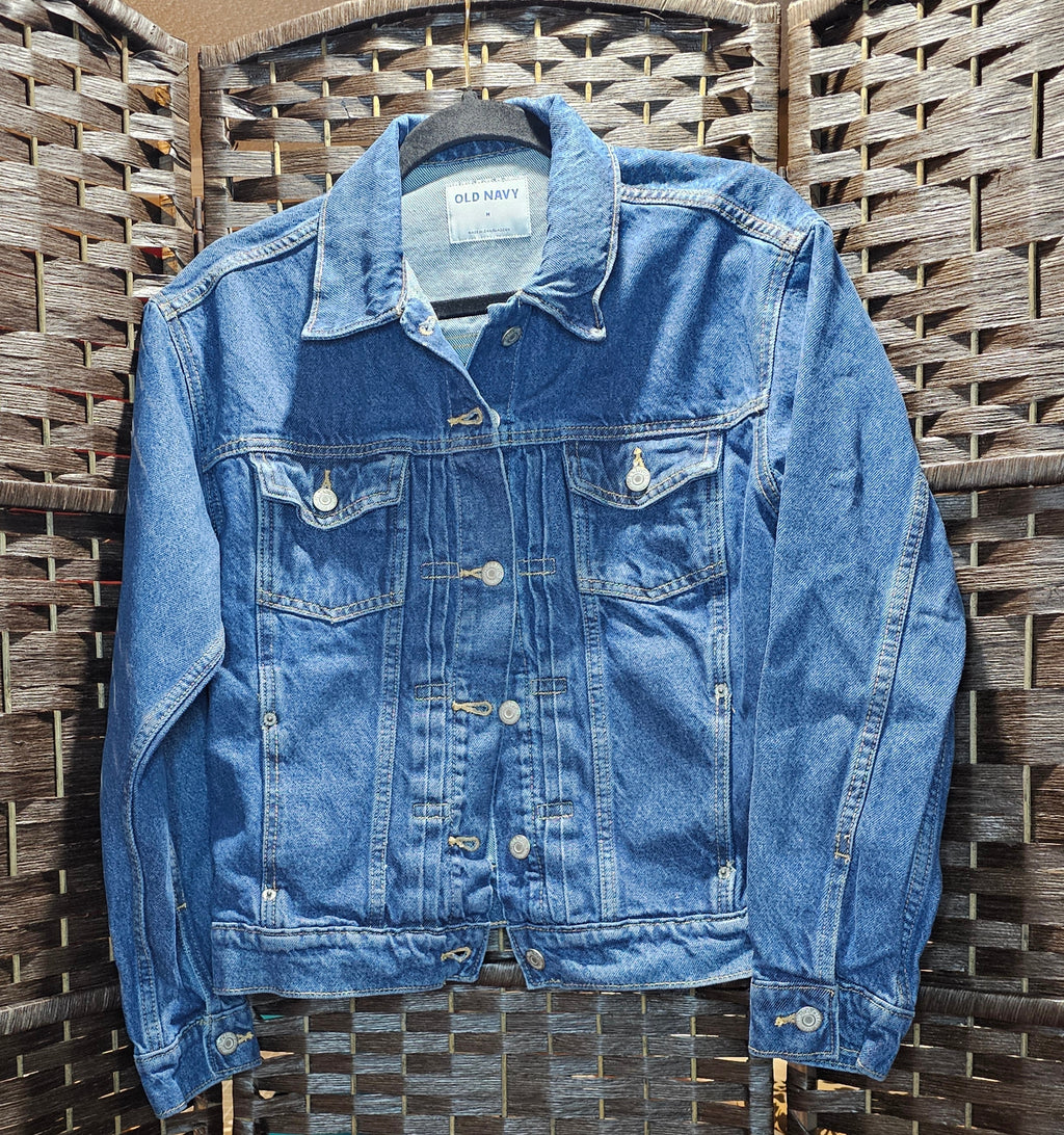 Medium Rep Print Denim Refashioned Jacket