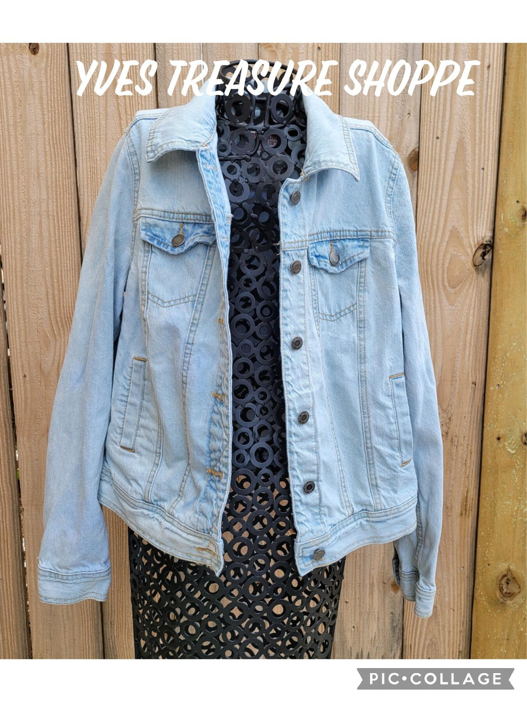 Upcycled Mossimo Denim Jacket Large