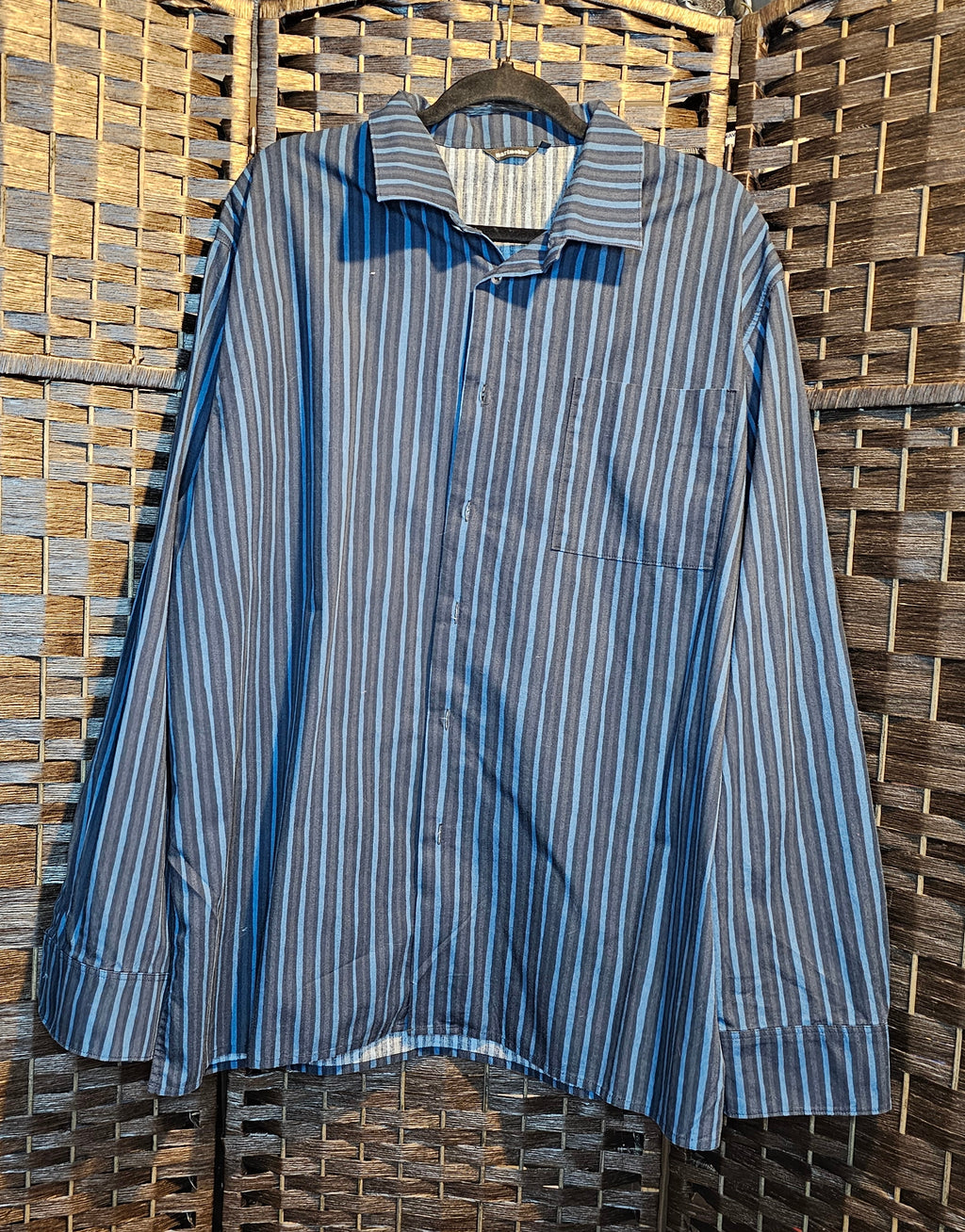 Upcycled 2XL Movie Print Striped Top