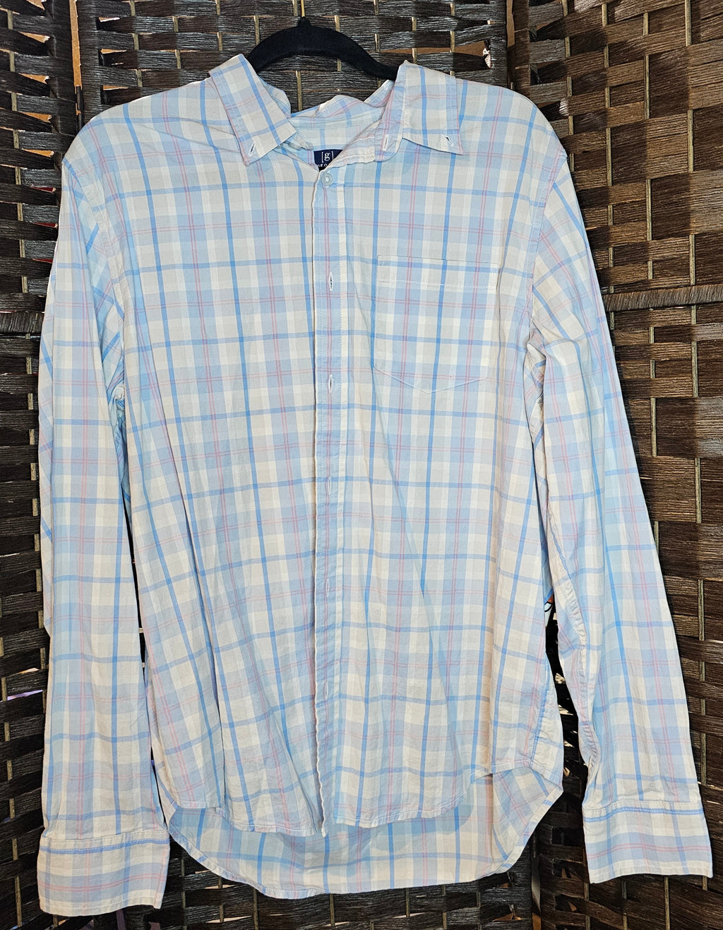 Plaid Blue Medium Top Singer