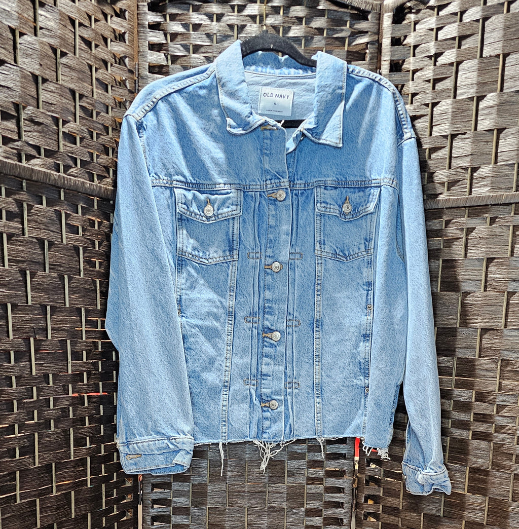 XL Sugar Skull Denim Jacket