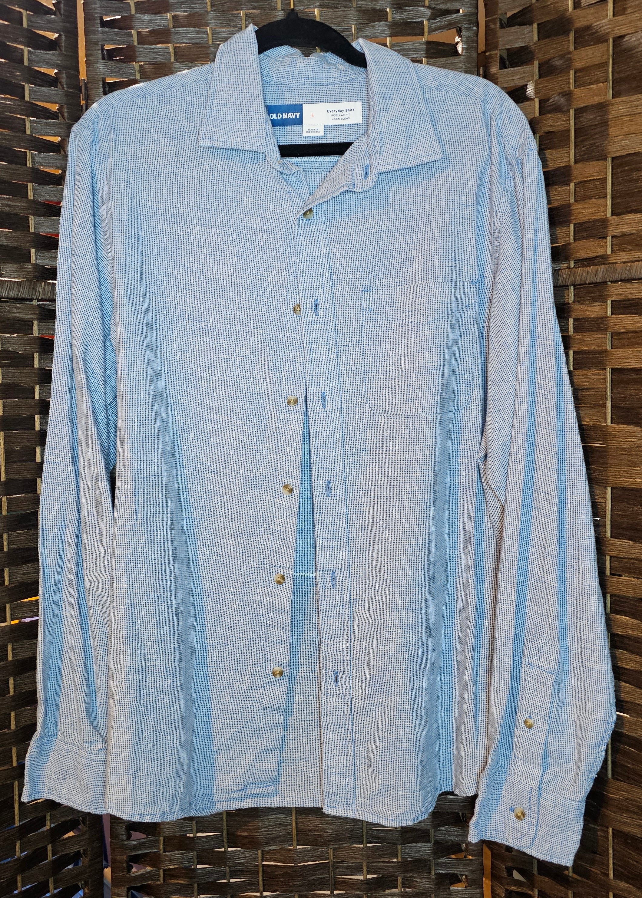 Refashion Blue Old Navy Singer Print Large Top