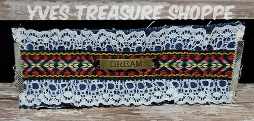Dream Denim Bracelet Cuff