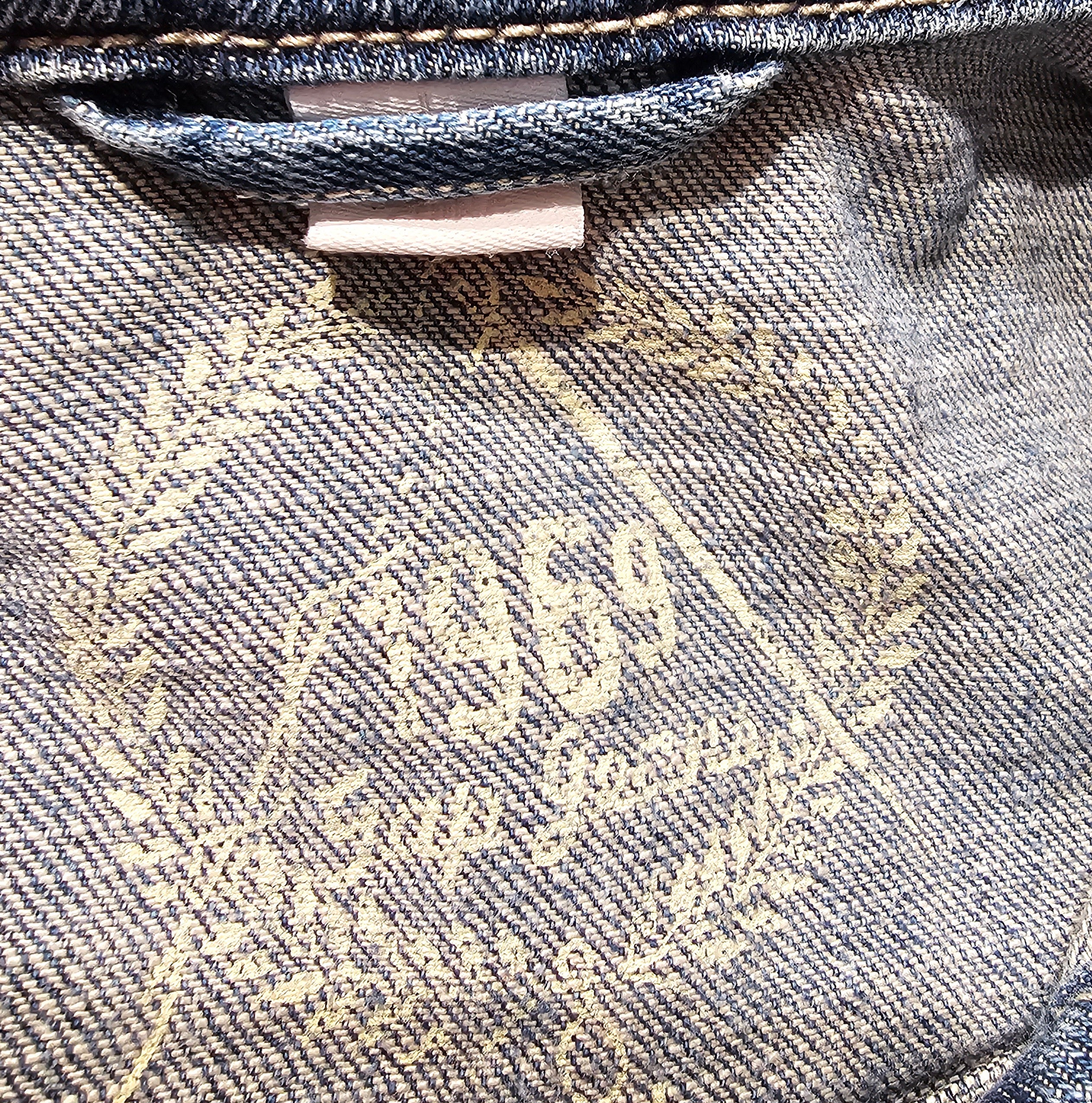 Upcycled Gap Jean 1969 Music Jacket Youth Size Large (10)
