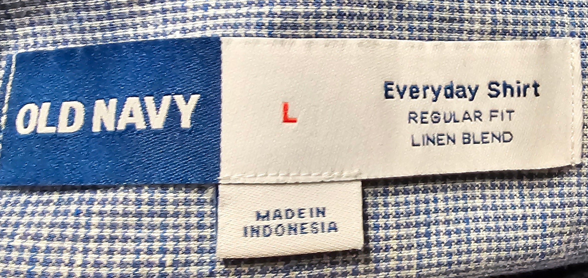 Refashion Blue Old Navy Singer Print Large Top