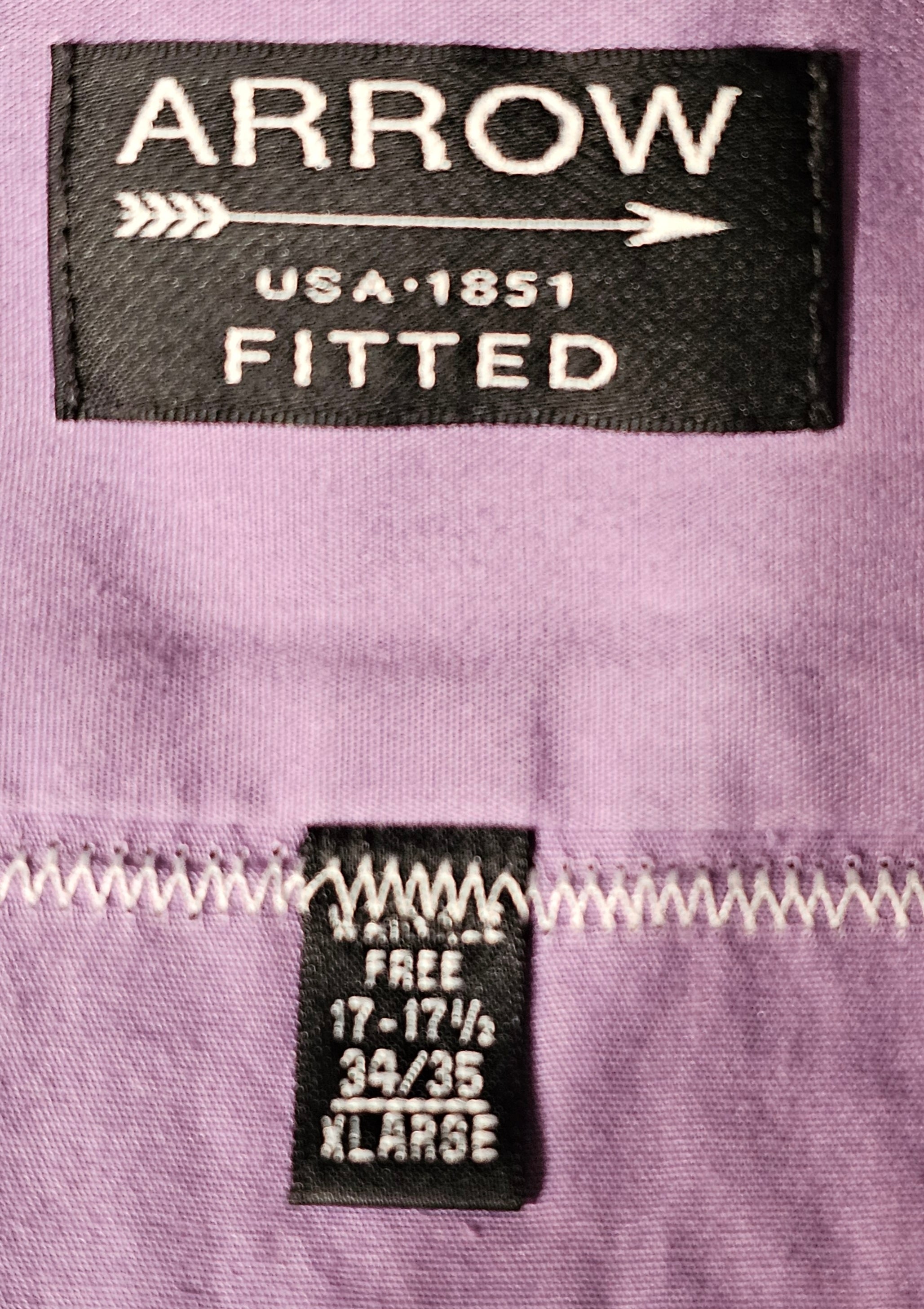 Purple Upcycled Music Shirt XLarge (17-17.5)