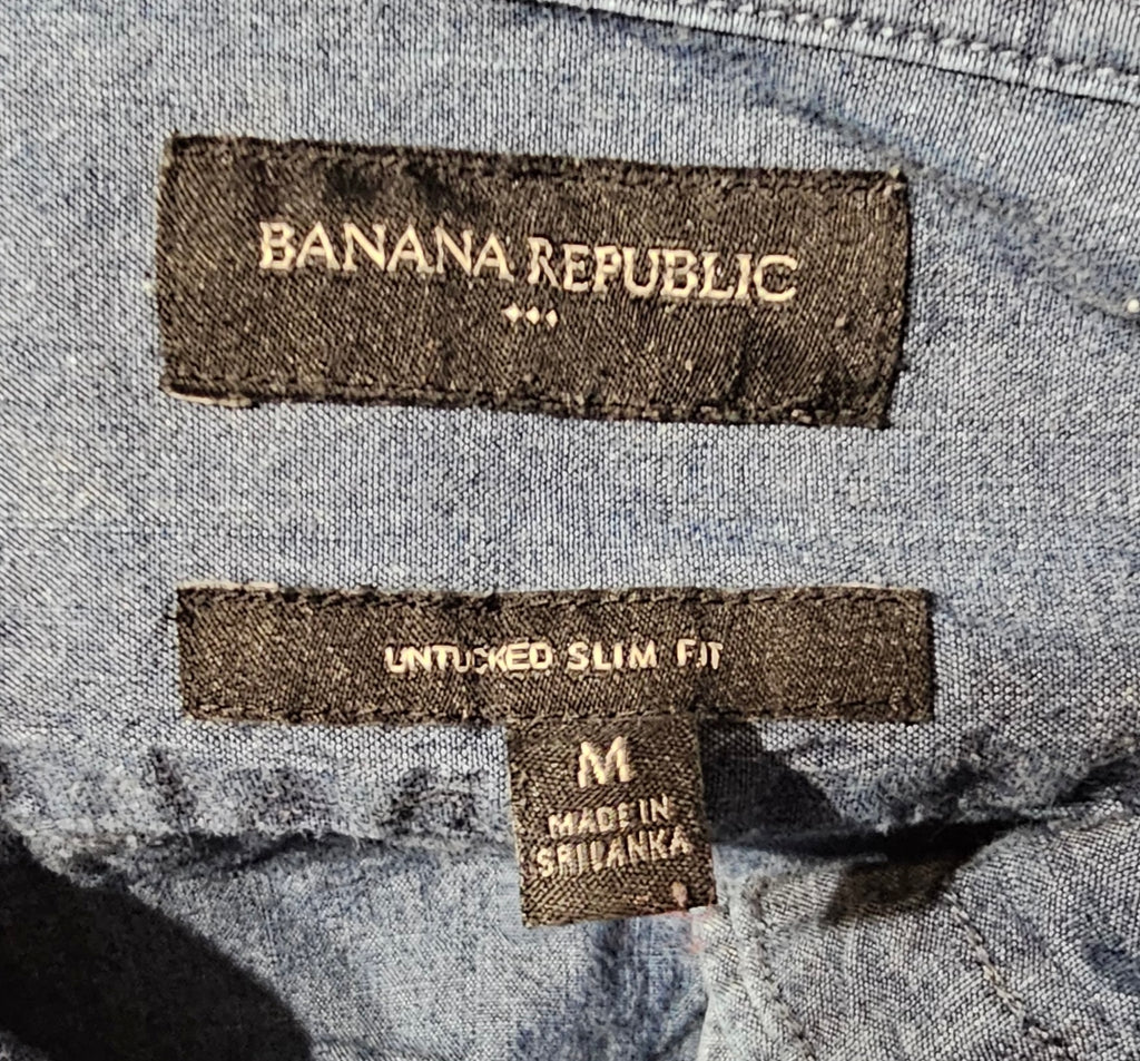 Upcycled Denim Music Medium Shirt