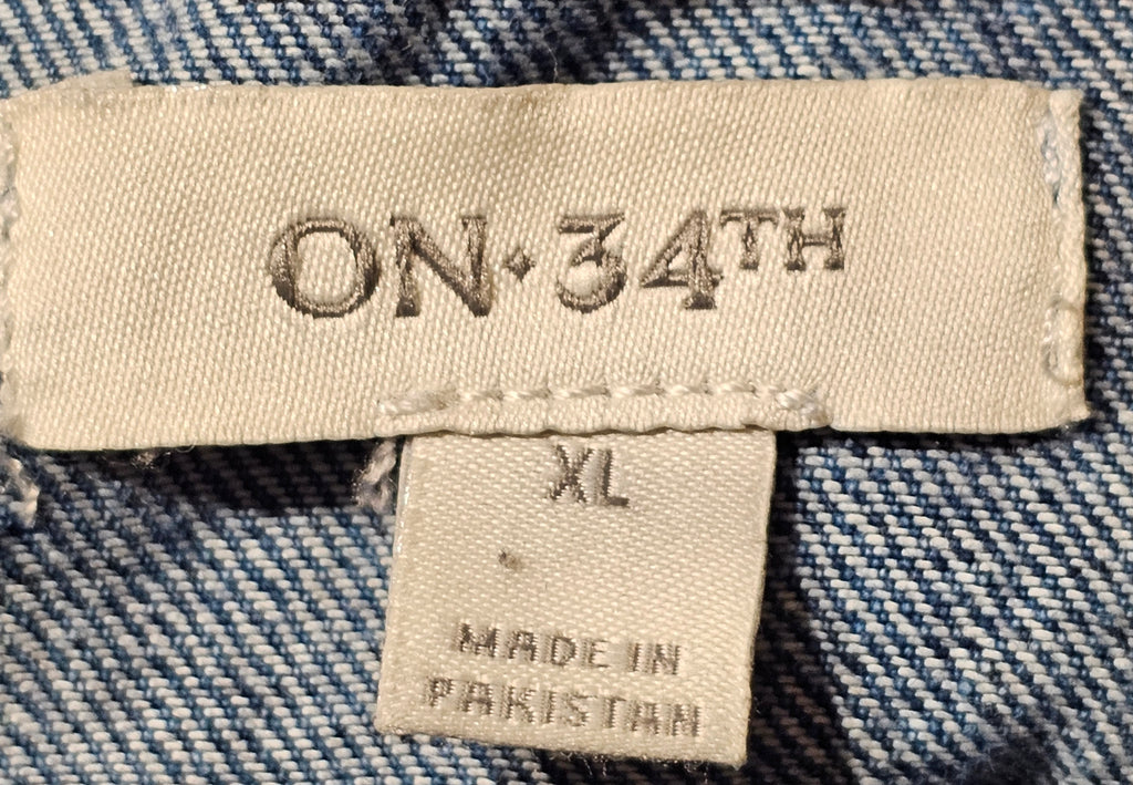 OOAK Reworked Denim Jacket Bridal XLarge