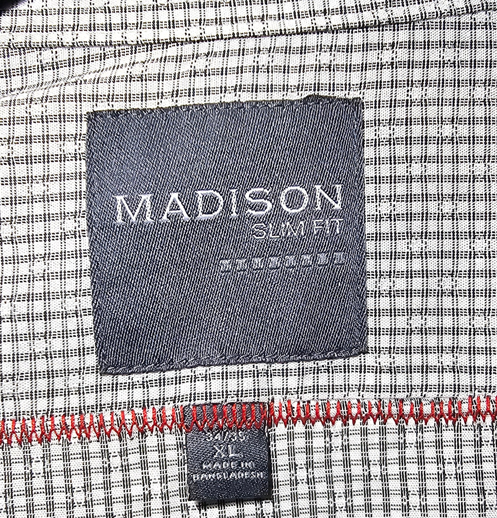Horror Checked Upcycled Shirt XL