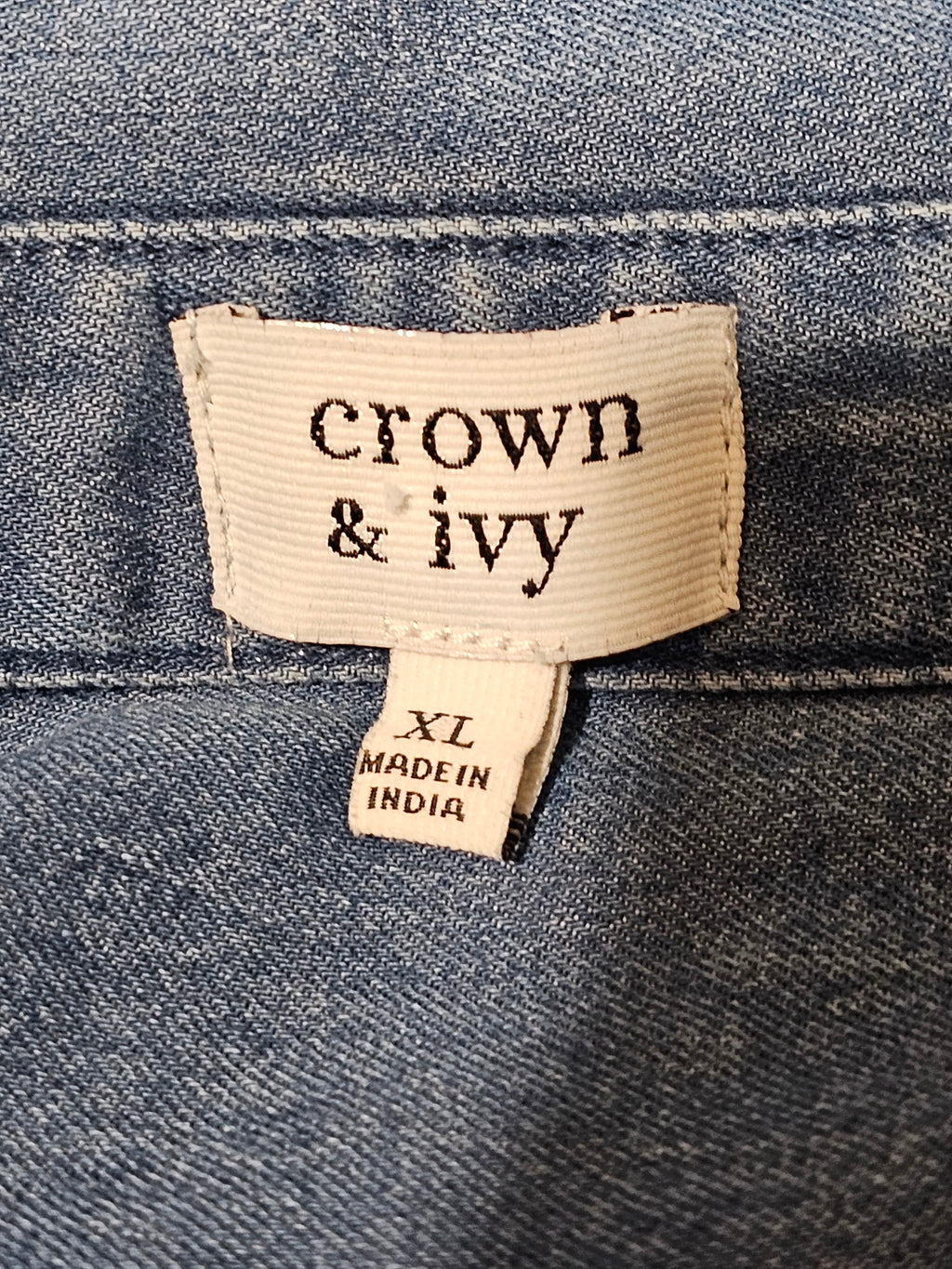 Thrifted XL Denim Gamer Shirt