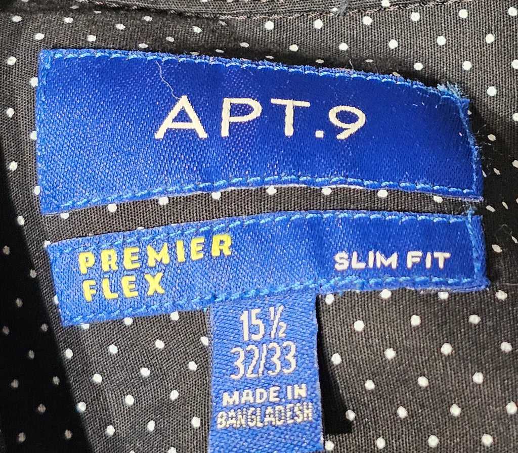 Medium (15.5) Pirate Anime Upcycled Polka Dot Shirt Print 1