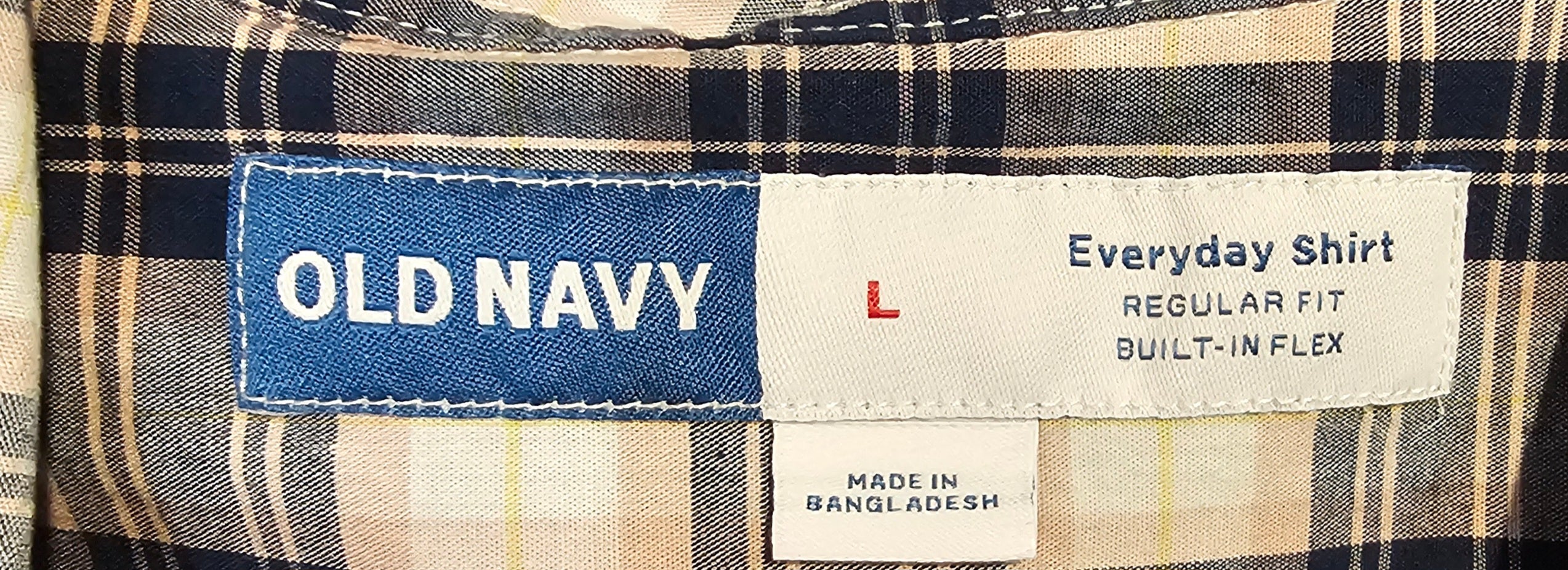 Boy Band Plaid Large Top