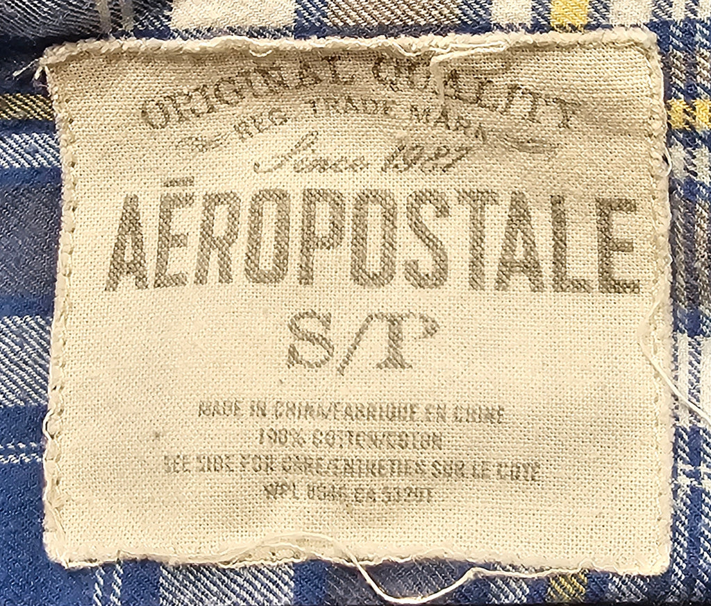 Upcycled Aeropostale Small Singer Print Shirt
