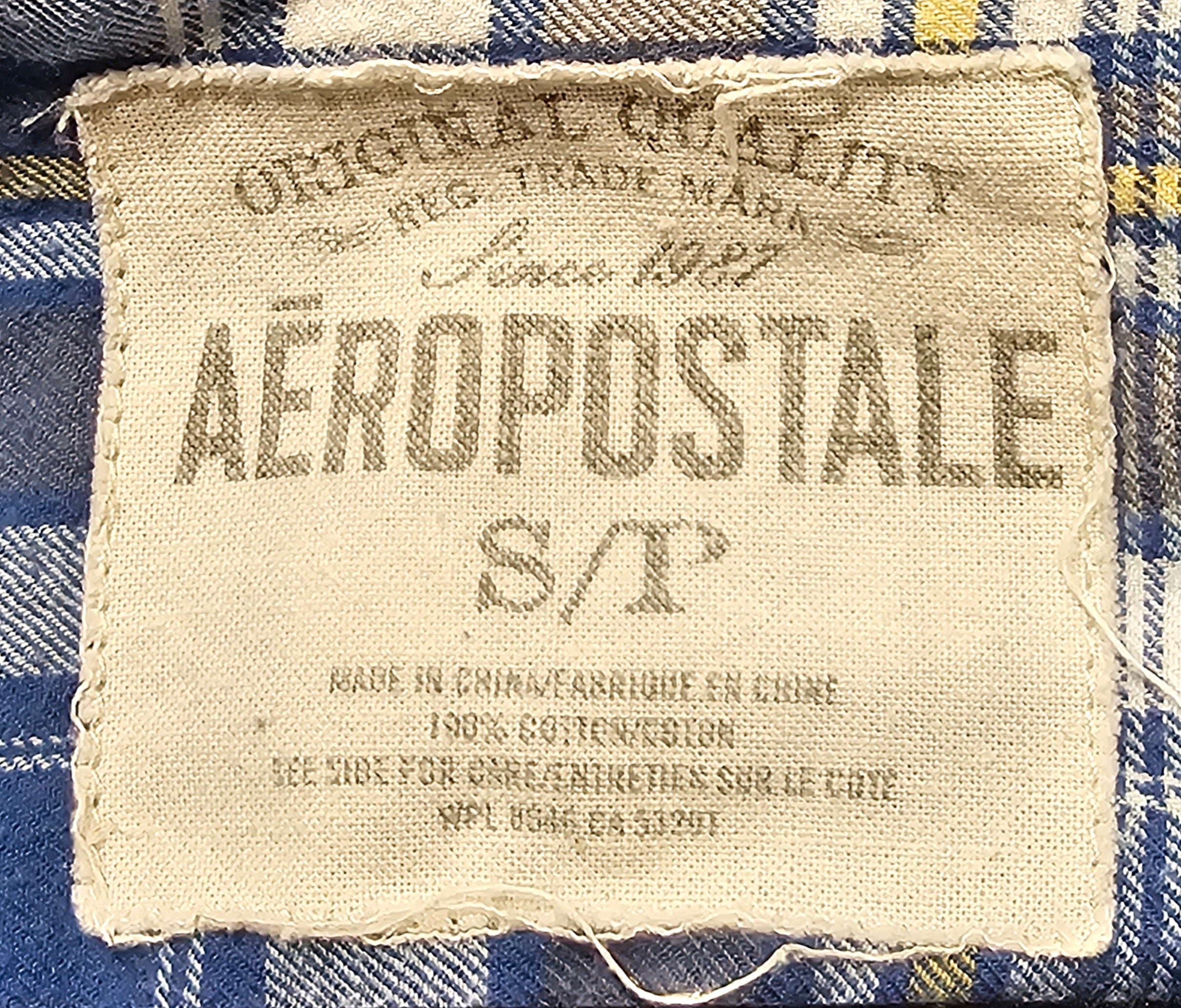 Upcycled Aeropostale Small Singer Print Shirt