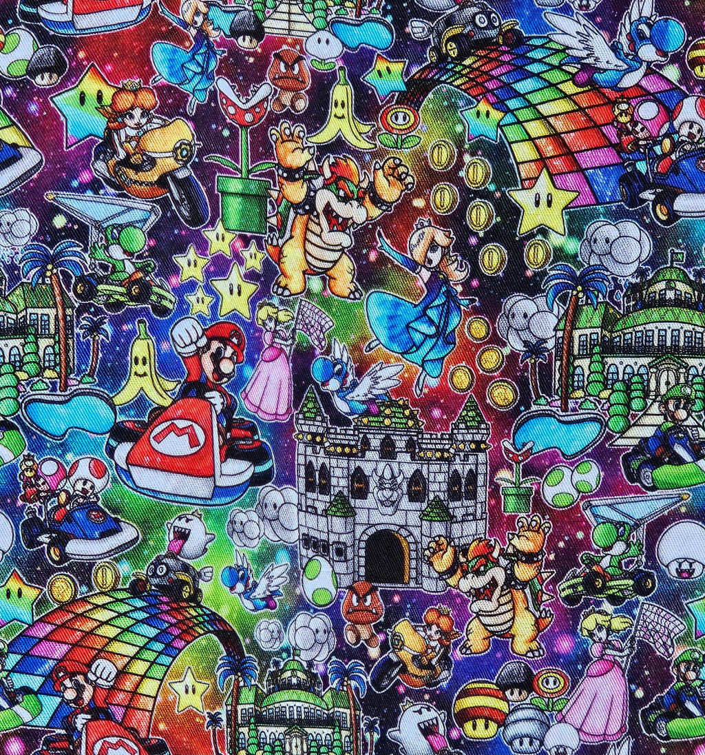 Gamer Print Refashioned Top XLarge